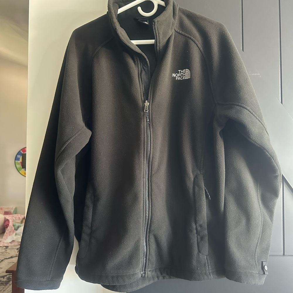 The North Face Black Full‑Zip Fleece Jacket